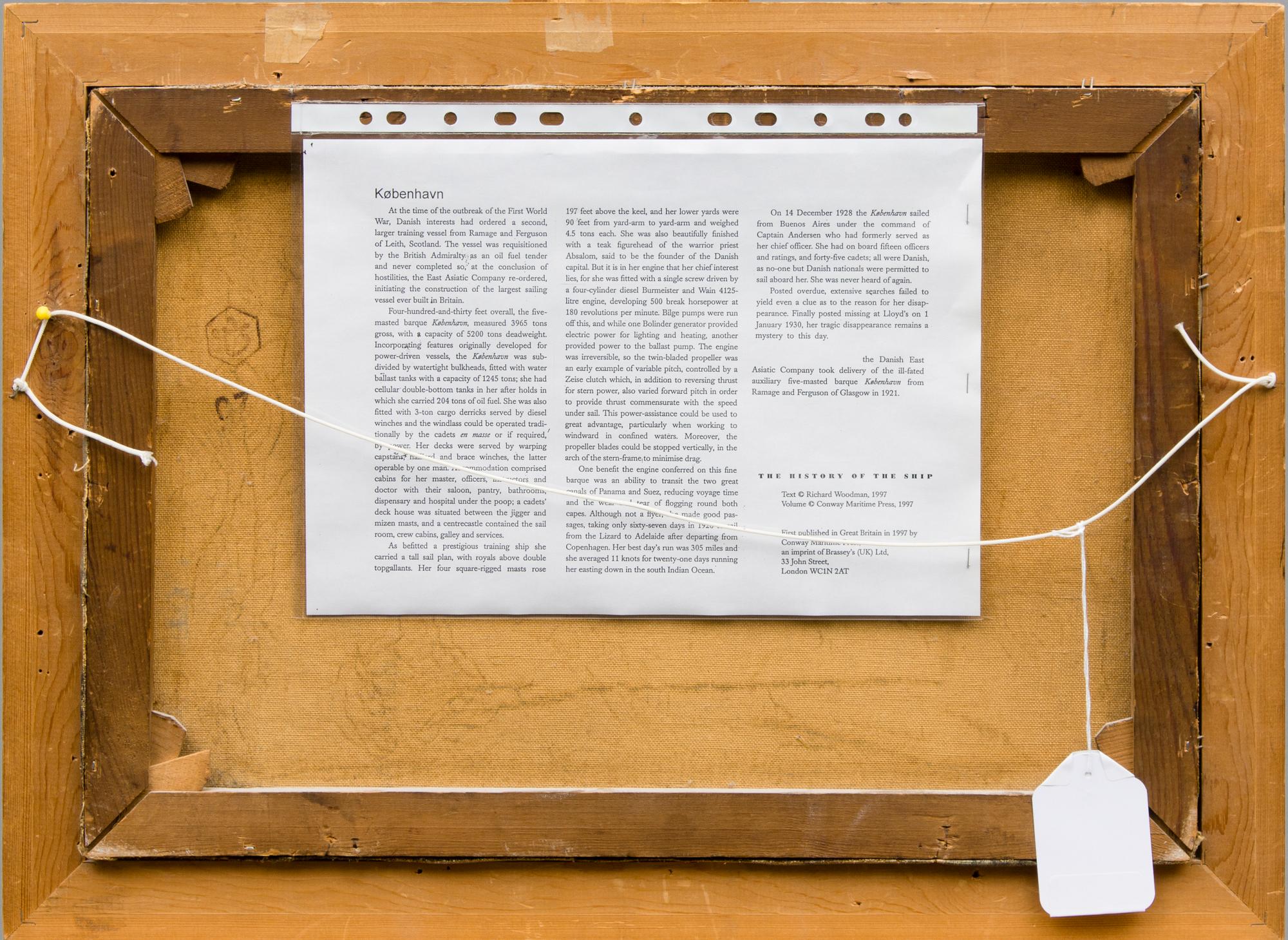 OIDENTIFIERAD KONSTNÄR, olja på duk, signerad P. Pedersen.