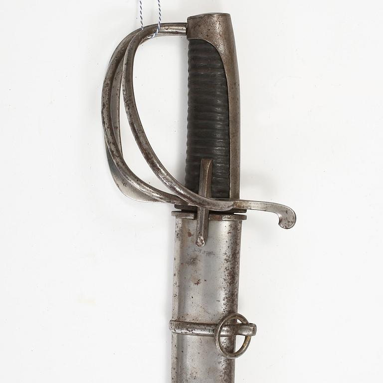 SABEL, Sverige, för livgardet till häst och Smålands husarregemente, m/1825.