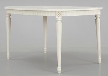 MATGRUPP, 5 delar, gustaviansk stil, 1900-talets andra hälft.