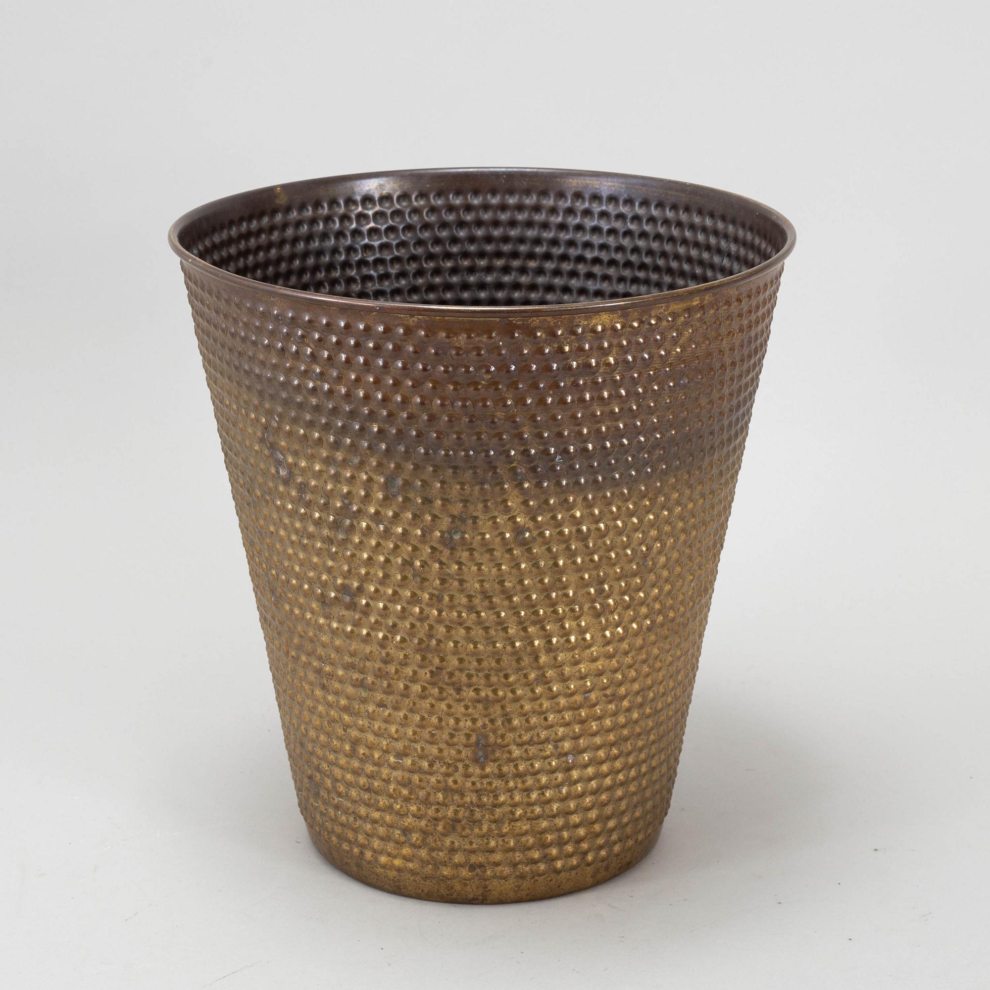 JOSEF FRANK, papperskorg, mässing, "Hortus", Svensk Tenn.