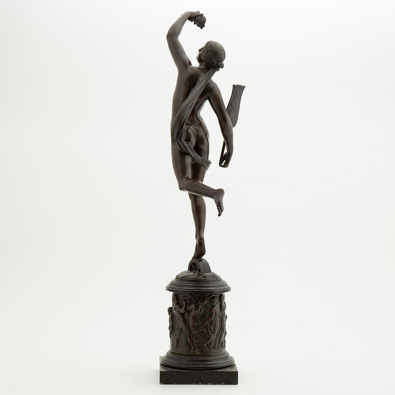 Sculpture, bronze, around 1900.