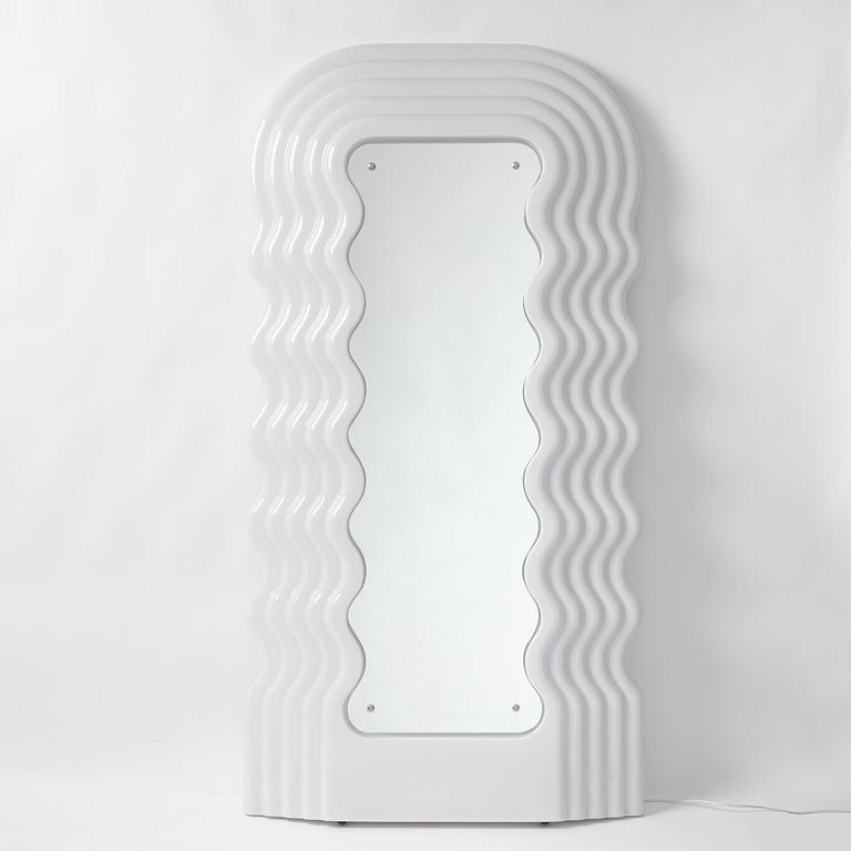 Ettore Sottsass, an "Ultrafragola" mirror, Poltronova, Italy, 21st century.