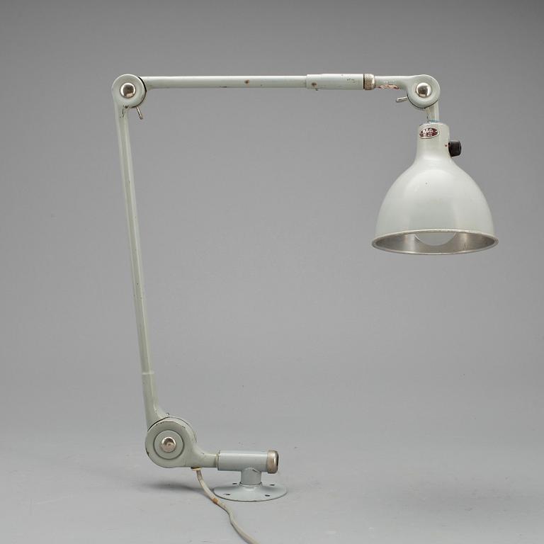 SKRIVBORDSLAMPA, PeFeGe, 1950/60-tal.