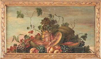 OKÄND KONSTNÄR, ett par, olja på duk, tidigt 1800-tal.