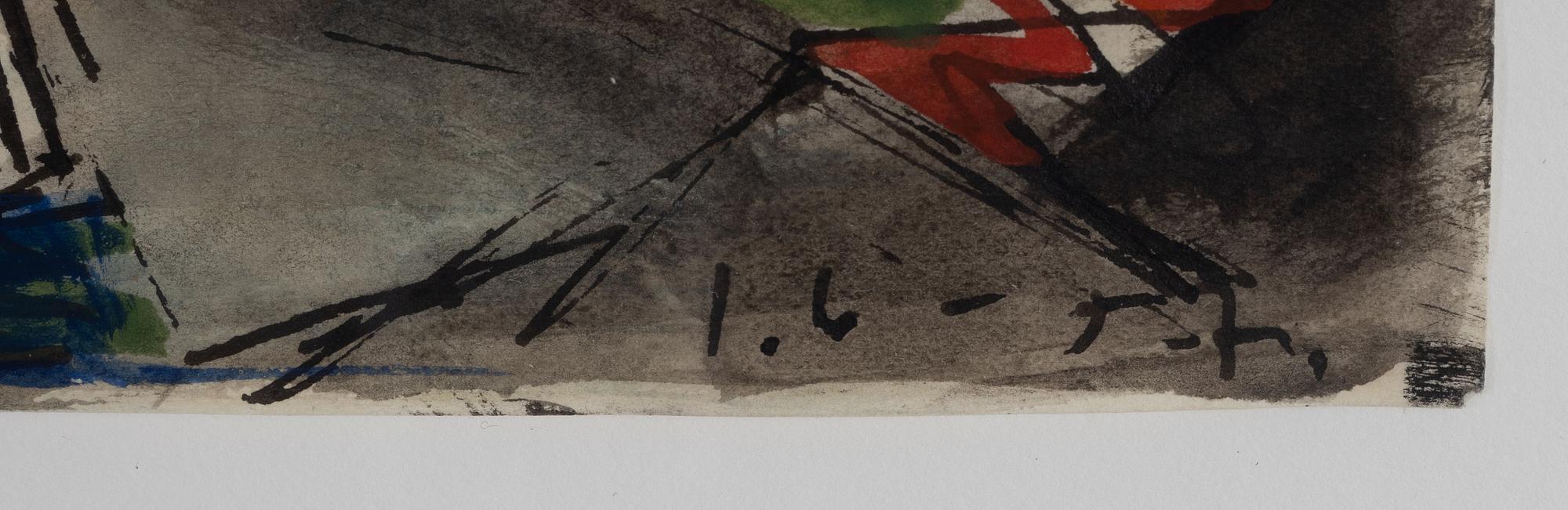 Olle Bonniér, "Woman on the Way to the City" (Cadaques).