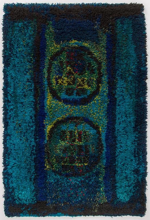 Leena-Kaisa Halme, a rya rug for Neovius. Circa 160 x 110 cm.