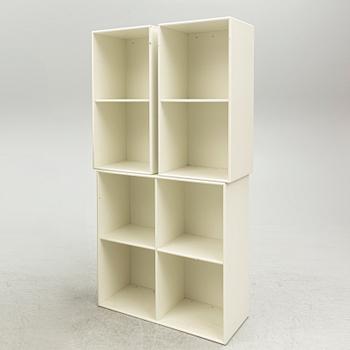 Peter J Lassen, shelving system, 8 pieces, 'Montana', Denmark and Nils Strinning, a 'String' module.