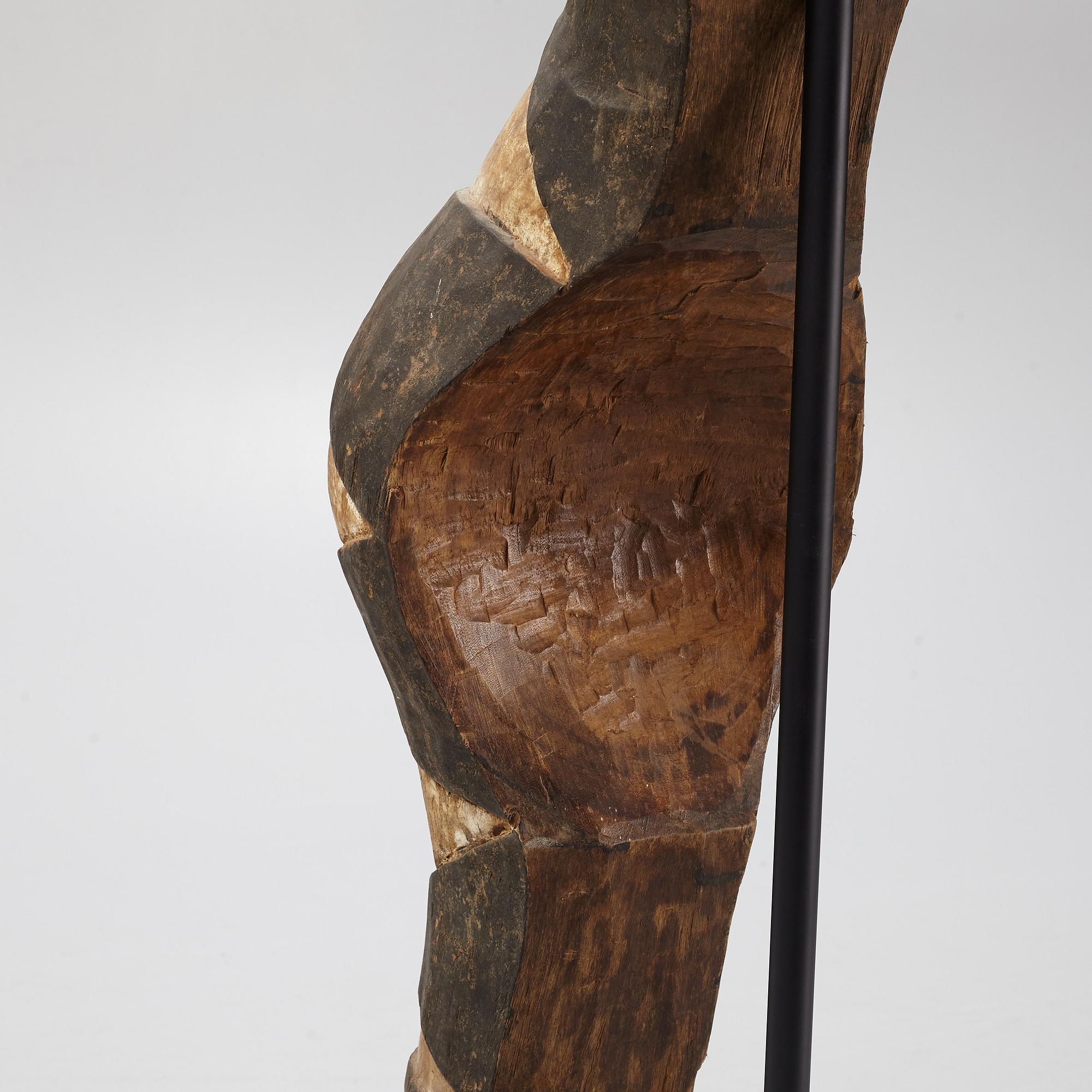 A sculpture, "a-Mantsho-ña-Tshol", reportedly from Baga, Senegal, from the second half of the 20:th century.