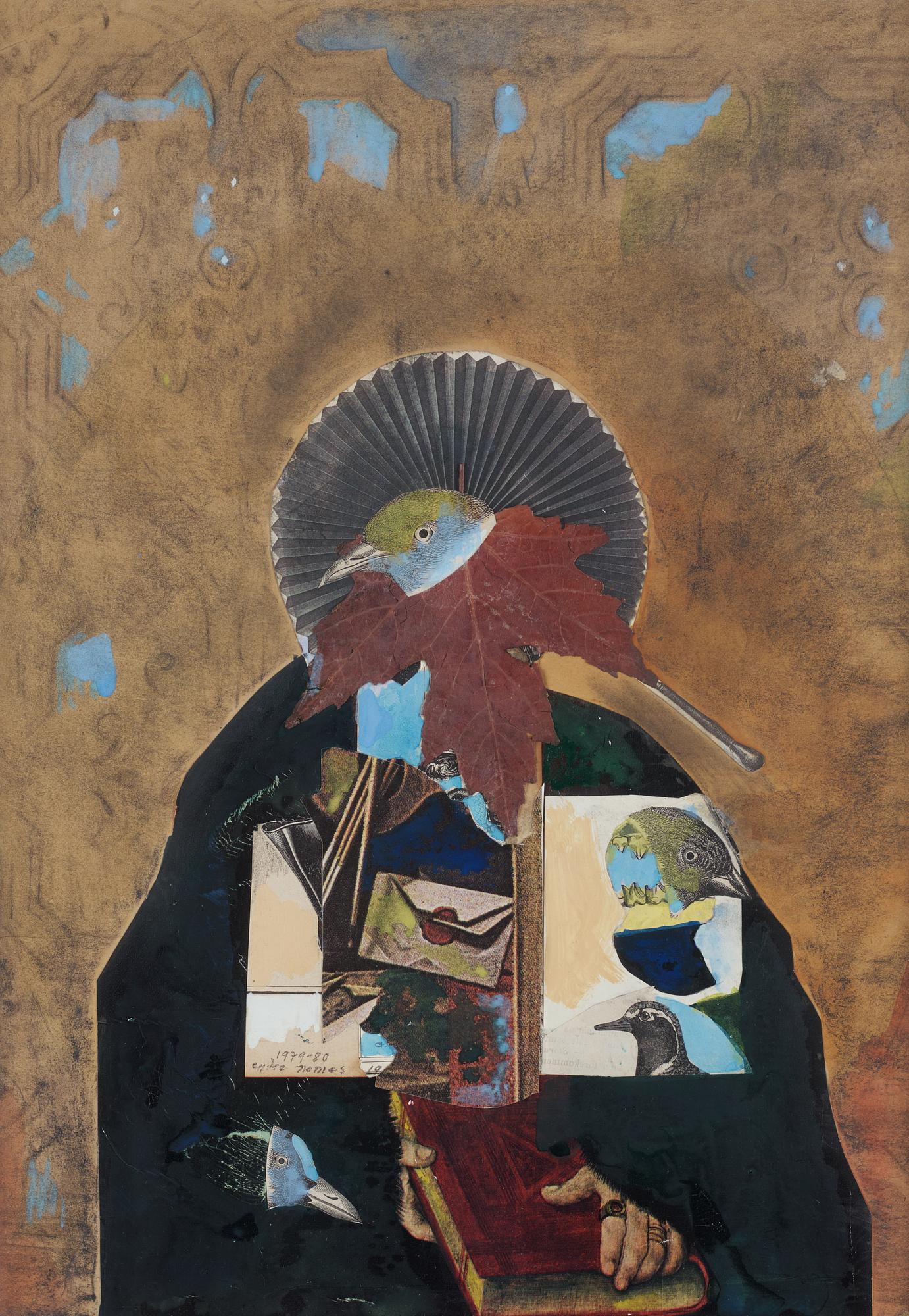 ENDRE NEMES, collage, tempera och blyerts. Utförd 1979-80.