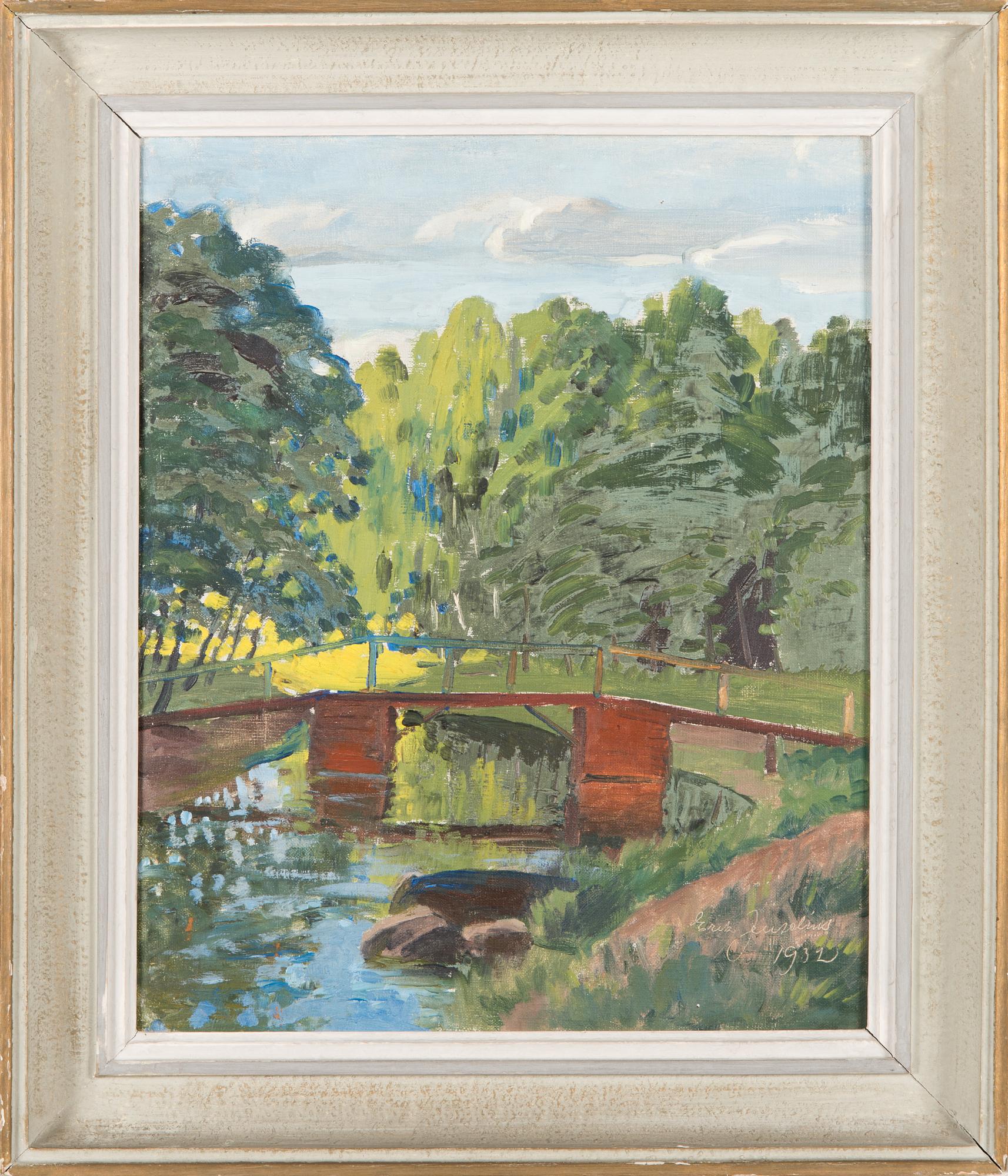 Erik Juselius, oil on canvas, signed and dated 1932.