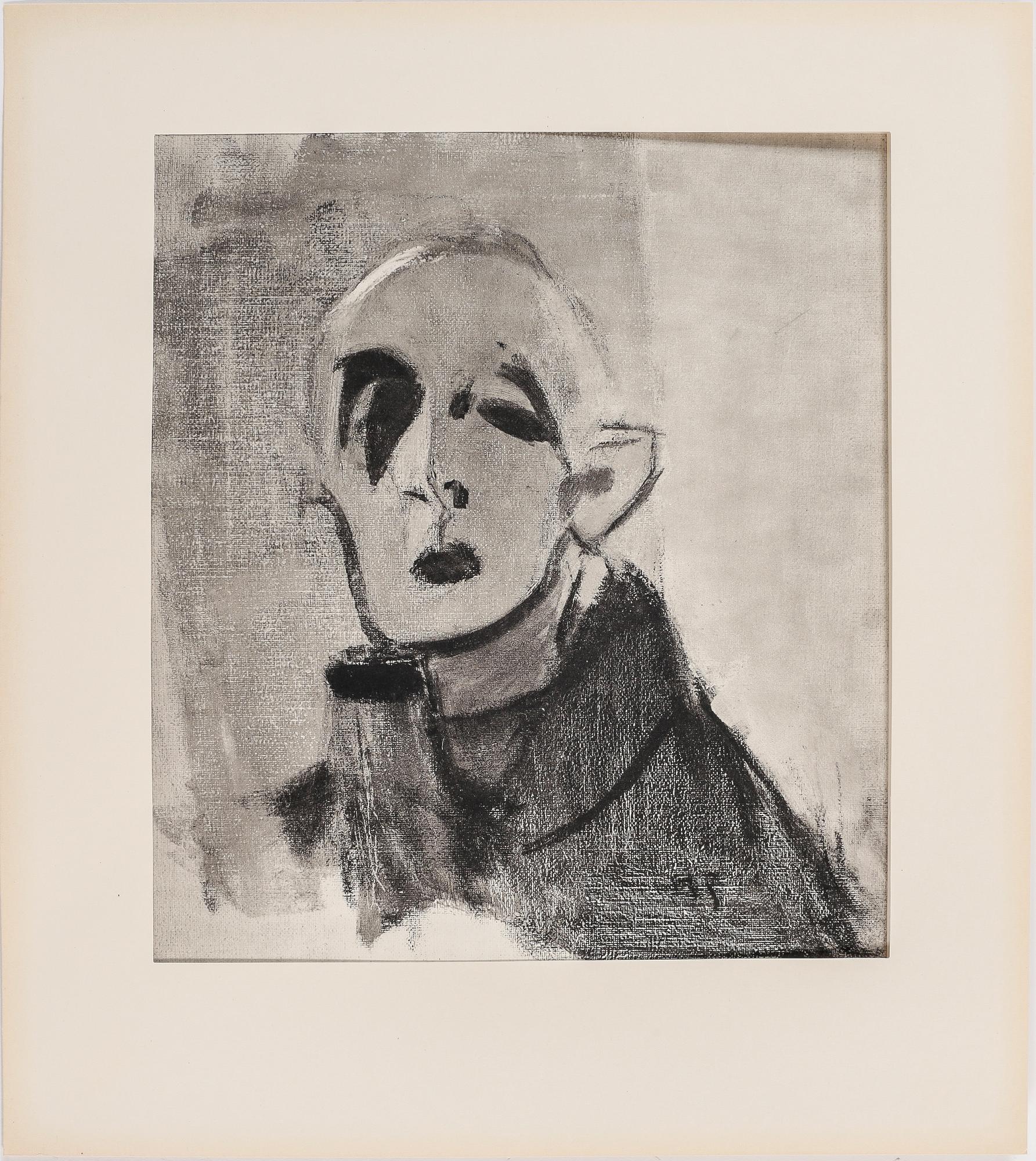 HELENE SCHJERFBECK, mapp, 48st reproduktioner, Gotthard Johansson, numrerad 345/500, Nordisk Rotogravyr Stockholm 1945.