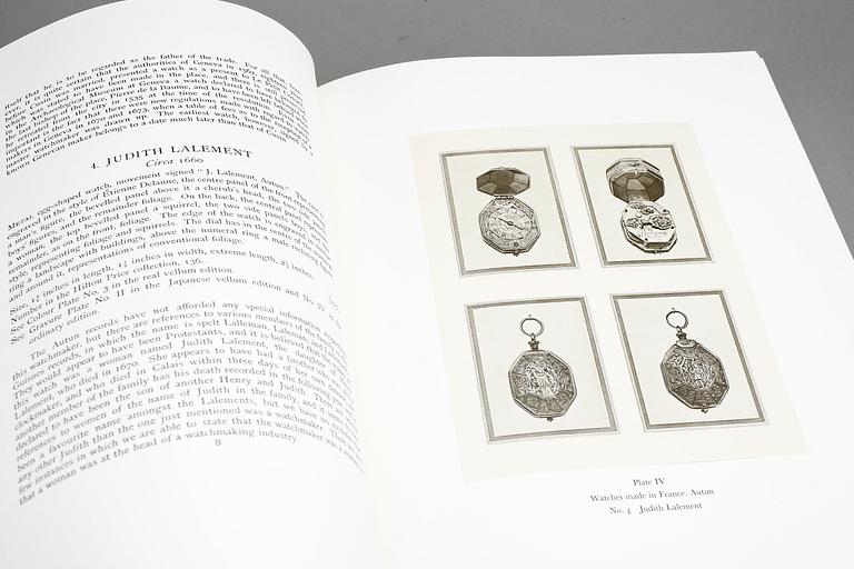KATALOG. JP Morgan Collection, of Watches, förord författat 1912.