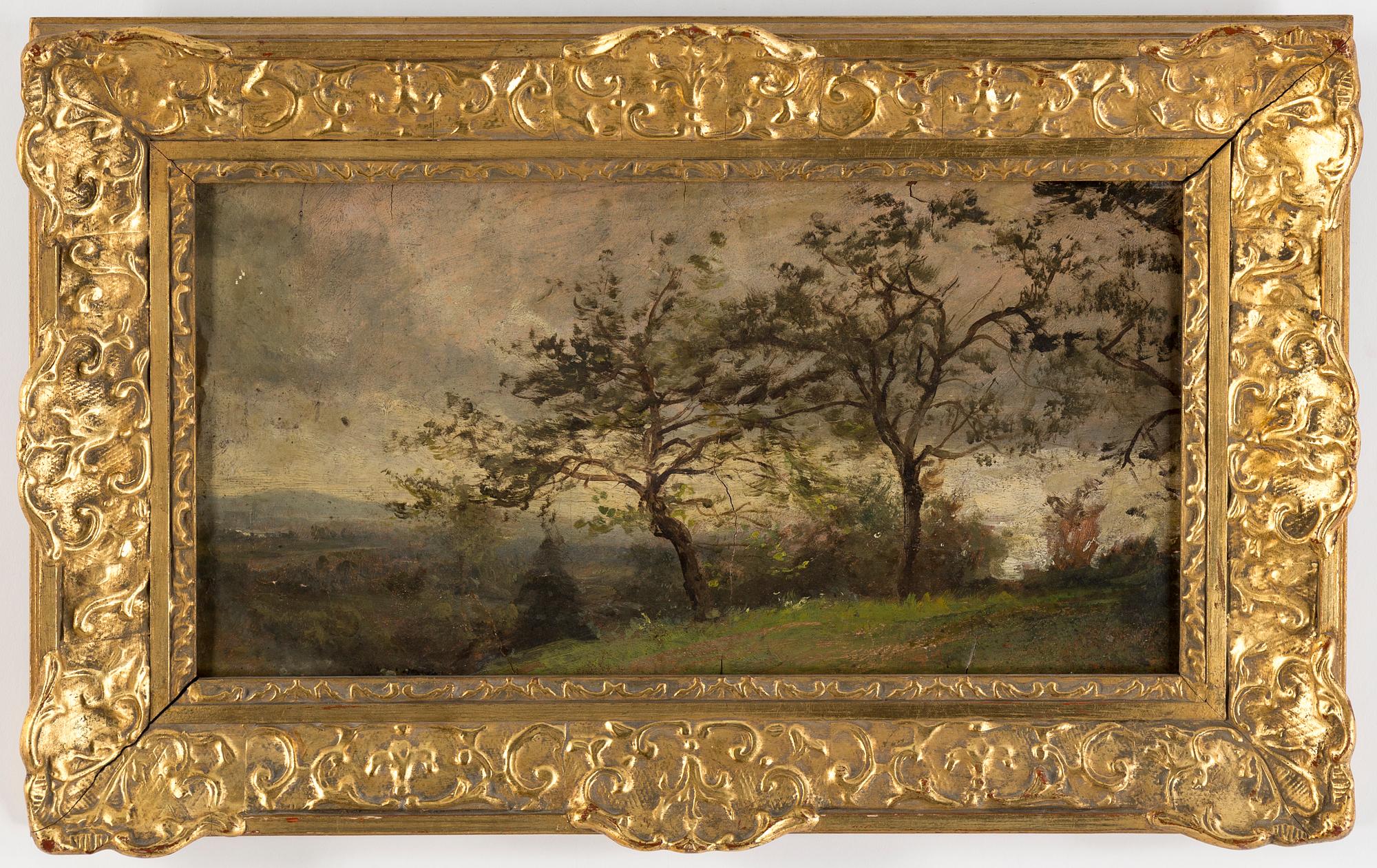FRANSK SKOLA, 1800-tal, olja på papp.