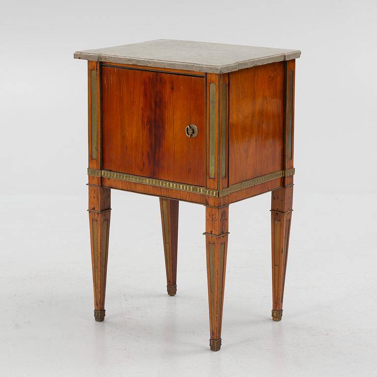 A Swedish Gustavian Nightstand, Stockholm circa 1800.