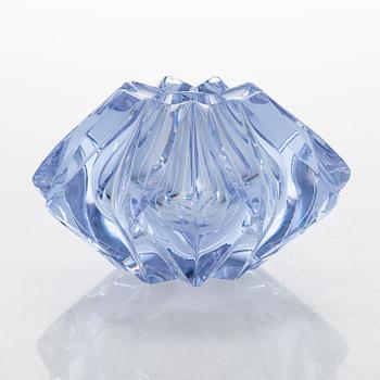 A TÄHTI (Star) GLASS VASE, signed Aimo Okkolin Riihimäen Lasi Oy.