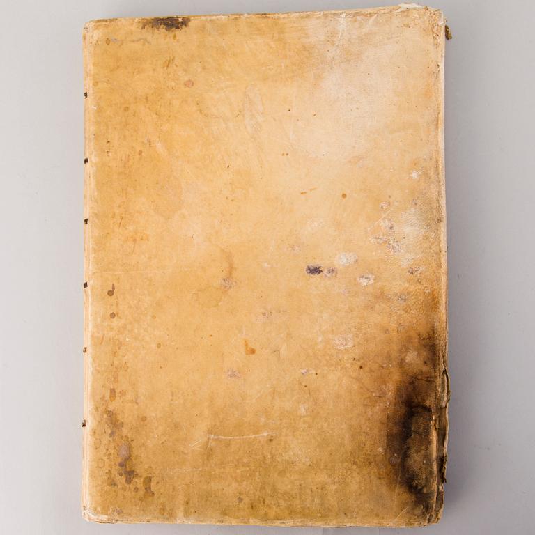 KÄSIKIRJOITUS, pergamenttia, n. 1400-luku.