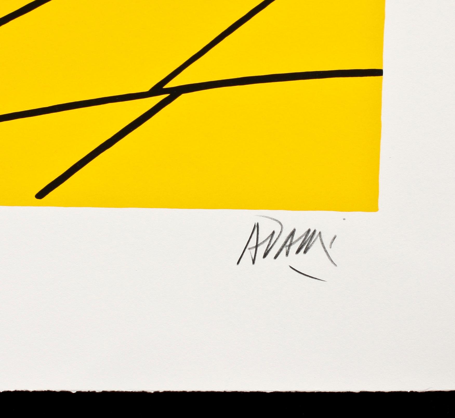 VALERIO ADAMI, färglitografi, sign och numr 35/50.