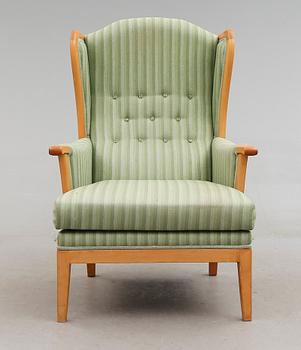 FÅTÖLJ, "Husfadern", Carl Malmsten, O.H. Sjögren, Tranås, 1900-talets andra hälft.