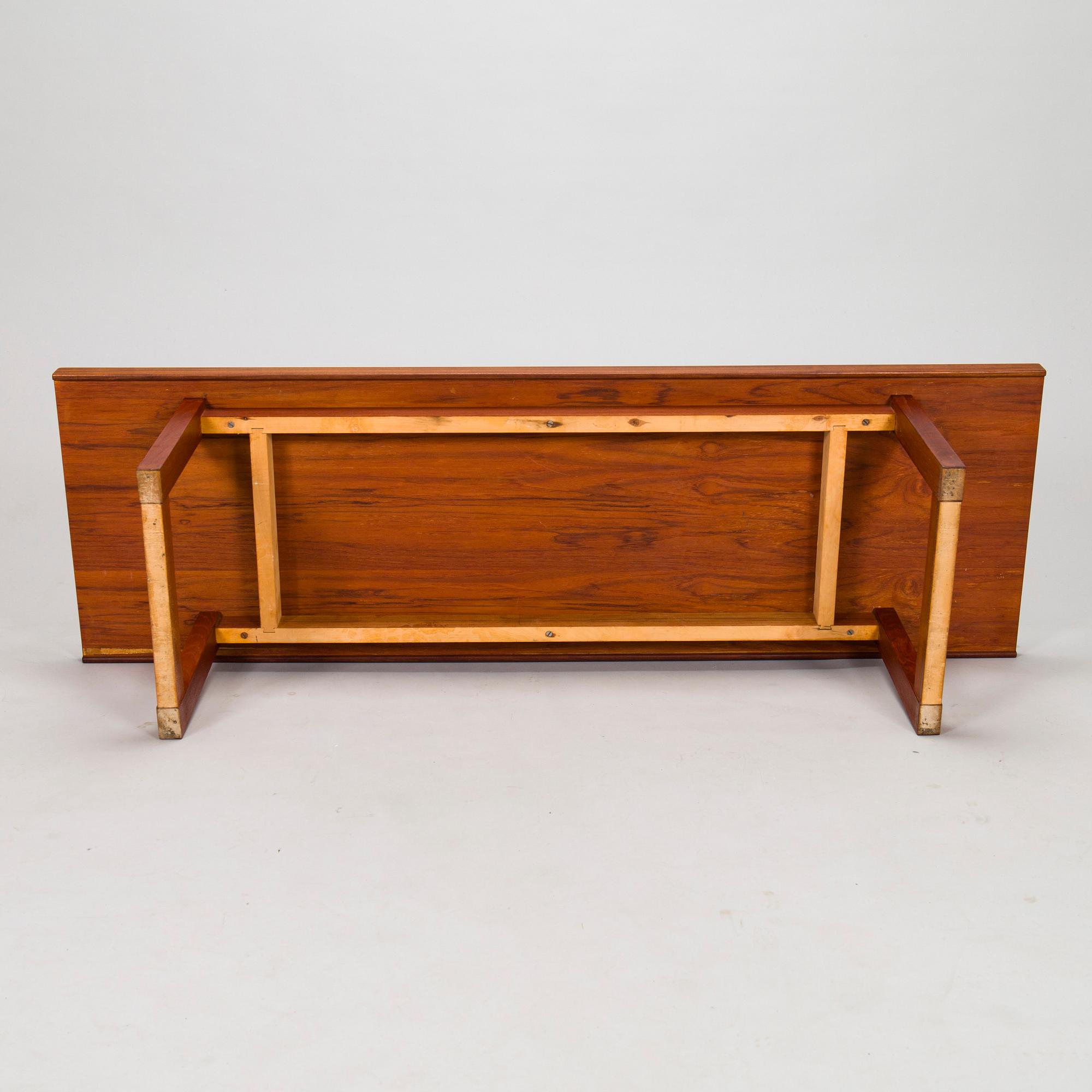 Olof Ottelin, a 1960s 'Formula' bench / coffee table for Keravan Puusepäntehdas, Stockmann, Finland.