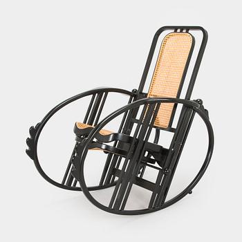 Max Fabiani, a rocking chair, "Egg Chair", model 267, Wittmann, late 20th century.