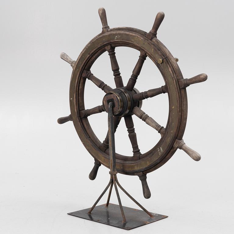 Skeppsratt / styre, Burmeister & Wains, Köpenhamn, Danmark.