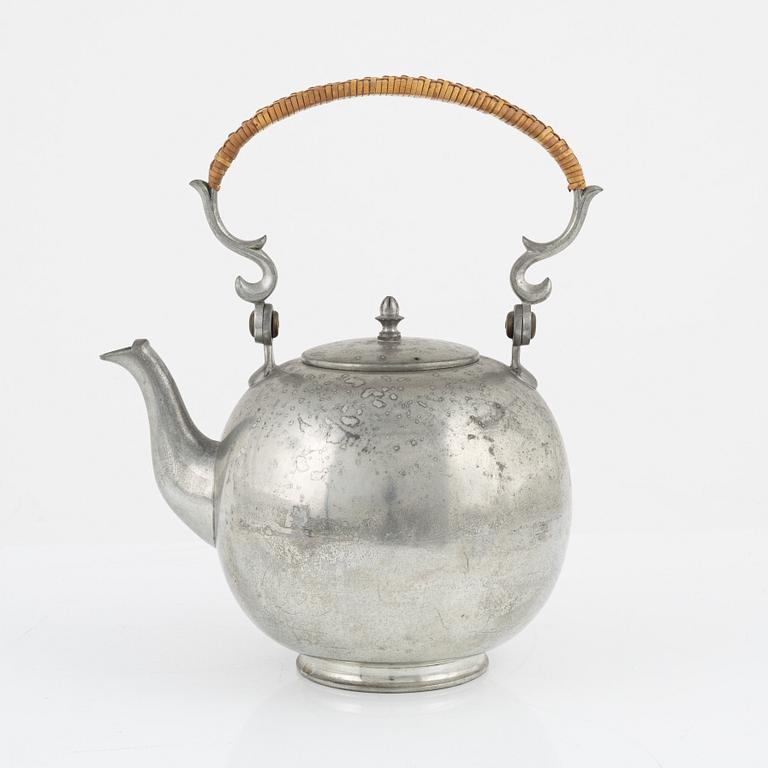Firma Svenskt Tenn, a pewter teapot, Stockholm, 1969.