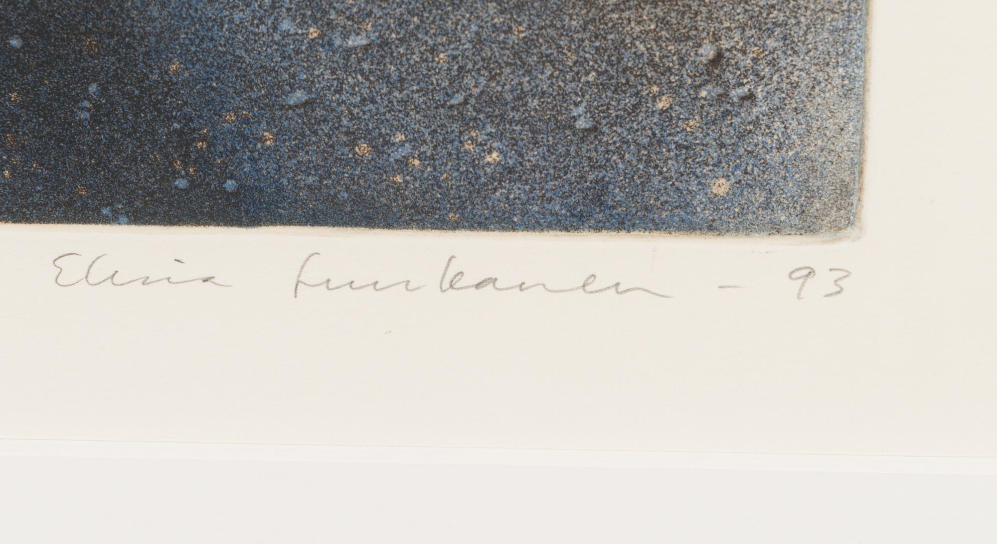 ELINA LUUKANEN, etching in colours, signed and dated -93, numbered 5/30 tpl'a.