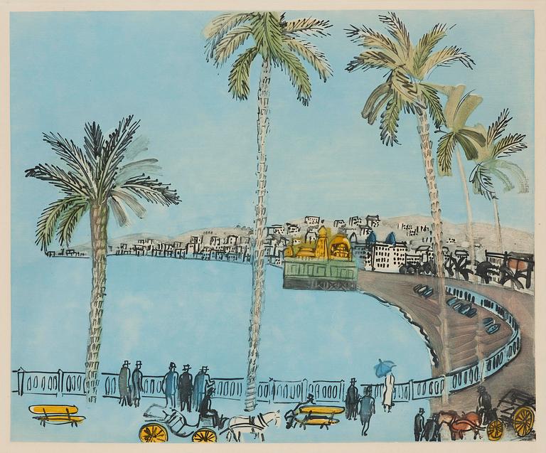 Raoul Dufy, "La baie des Anges à Nice".