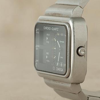 OMEGA, Seamaster, Chrono-Quartz, "Albatros", wristwatch, 46,7 x 34 mm,