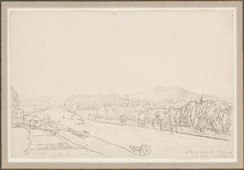 ALEXANDER CLEMENS WETTERLING, pencil. Signed and dated 26 okt. 1827.