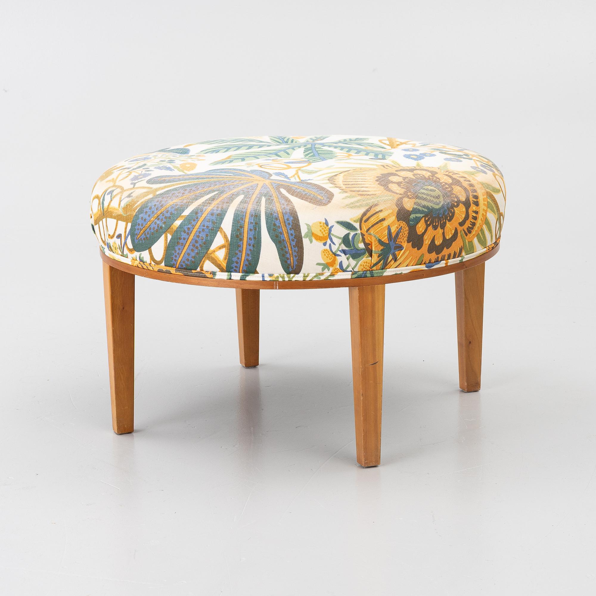 Josef Frank, Stool, model 647, Firma Svenskt Tenn,