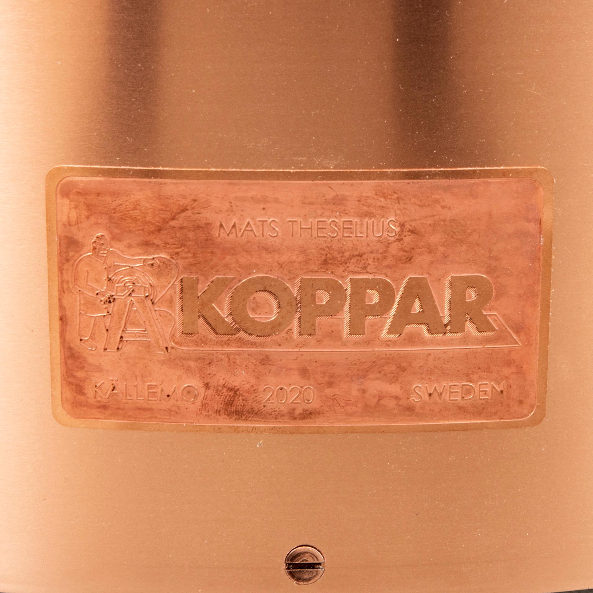 Mats Theselius,  fåtölj "Koppar" Källemo 2020.