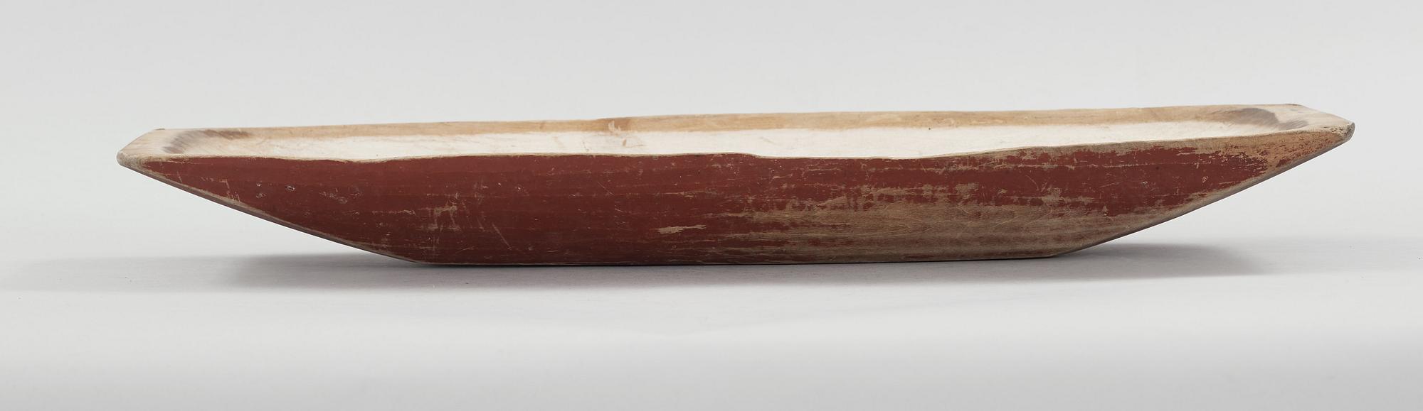 TRÅG, 2 st, allmoge, Hälsingland, 1800-tal.