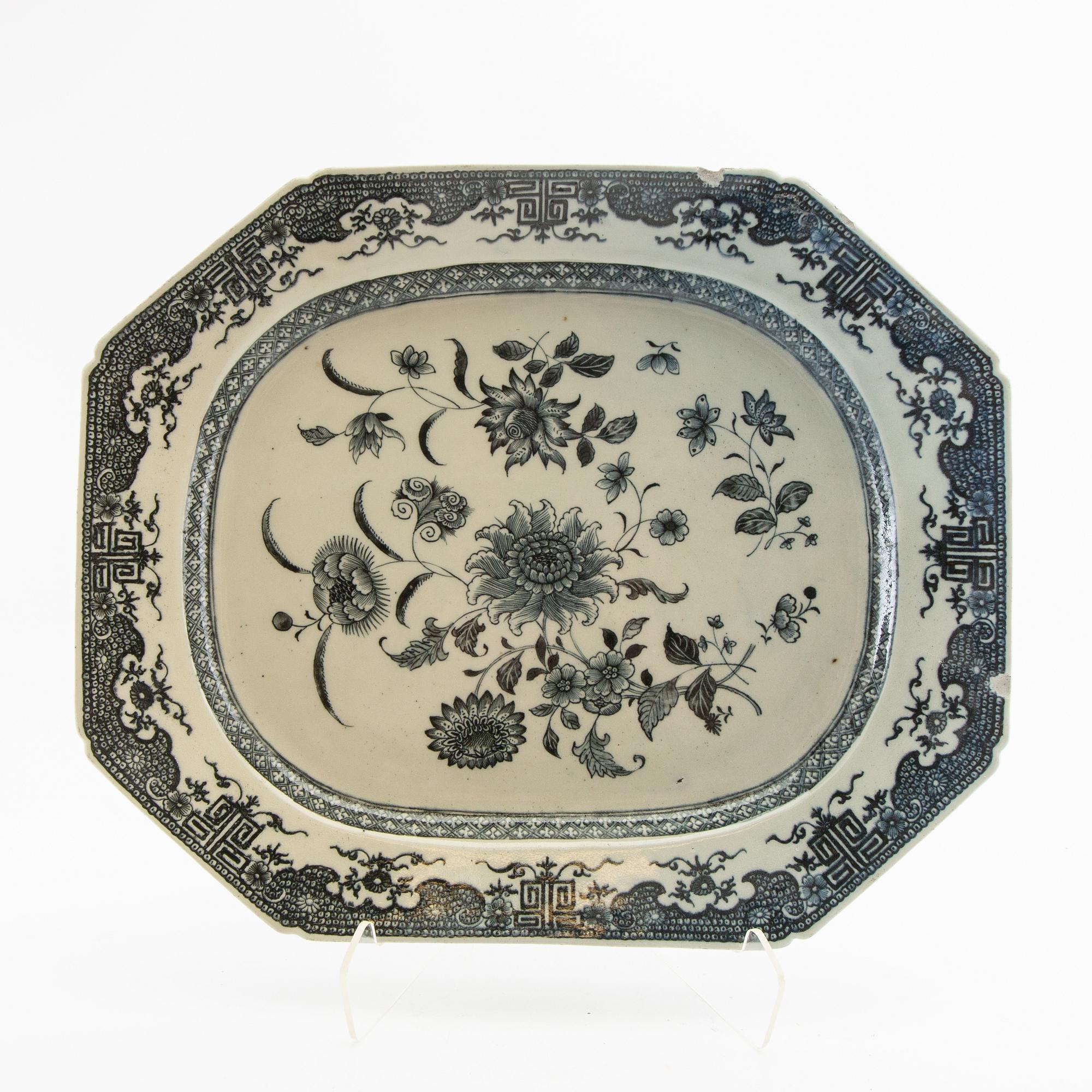 Stekfat, Kina, Qingdynastin, Qianlong, 1736-95.