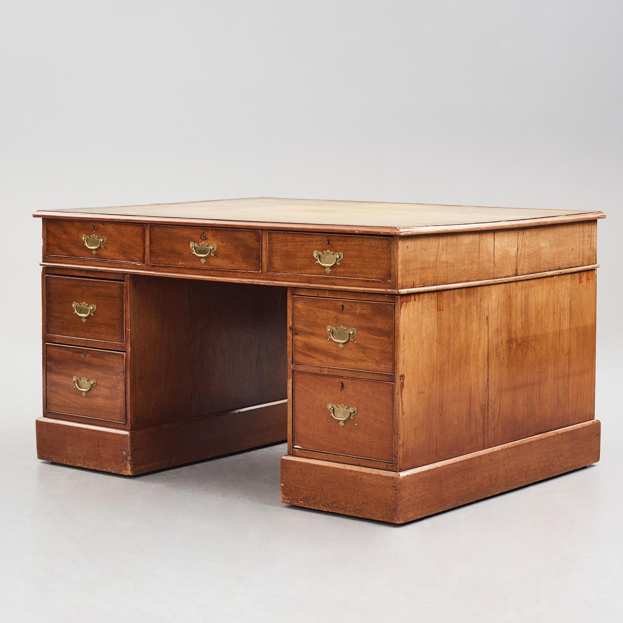 A English 18th Century partners desk.