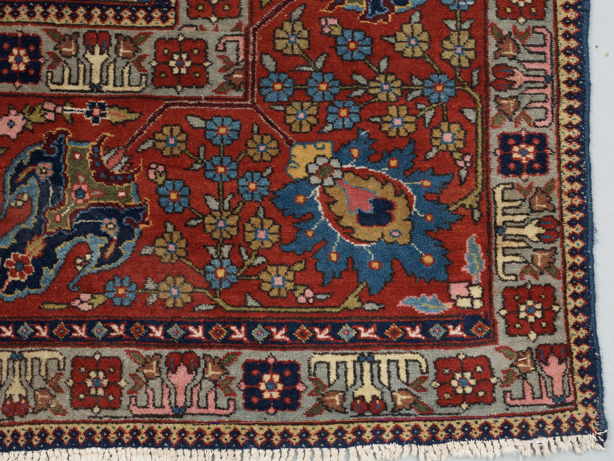 SEMI-ANTIQUE TABRIZ.