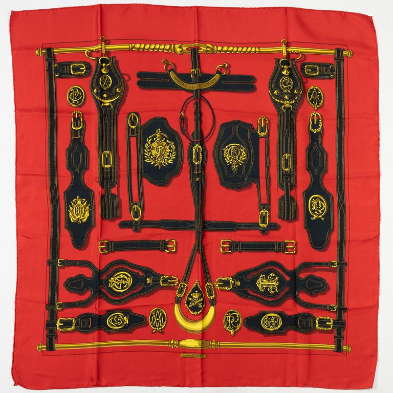 Hermès, scarf, "Harnais des Presidents".