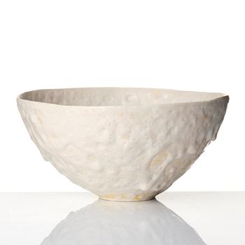 Eva Hild, a stoneware bowl, executed in her own studio, Sparsör, Sweden.