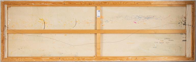 Elba Damast, oil on canvas, signed and dated -89 verso.