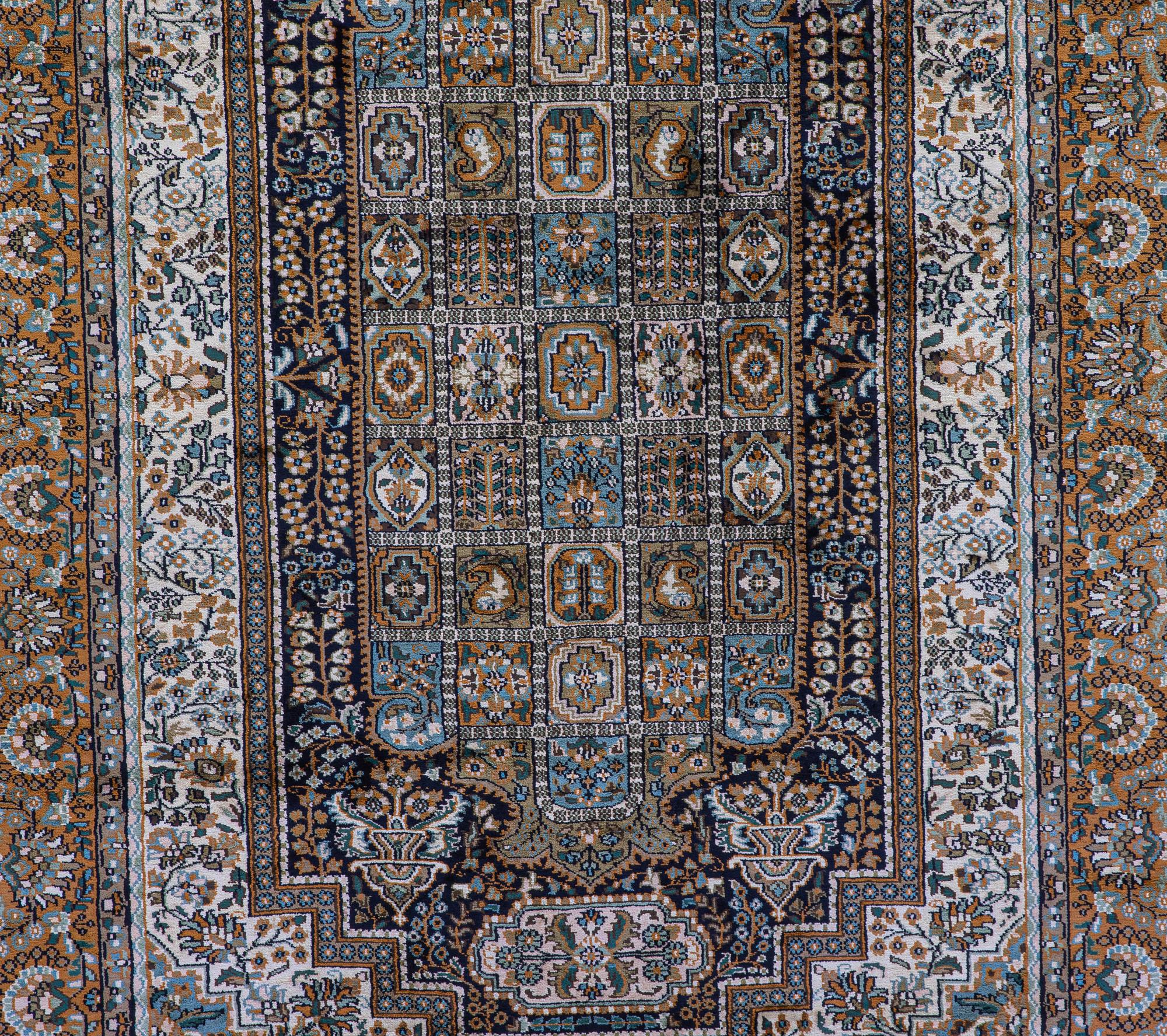 A carpet, Oriental Silk, ca 271 x 180 cm.