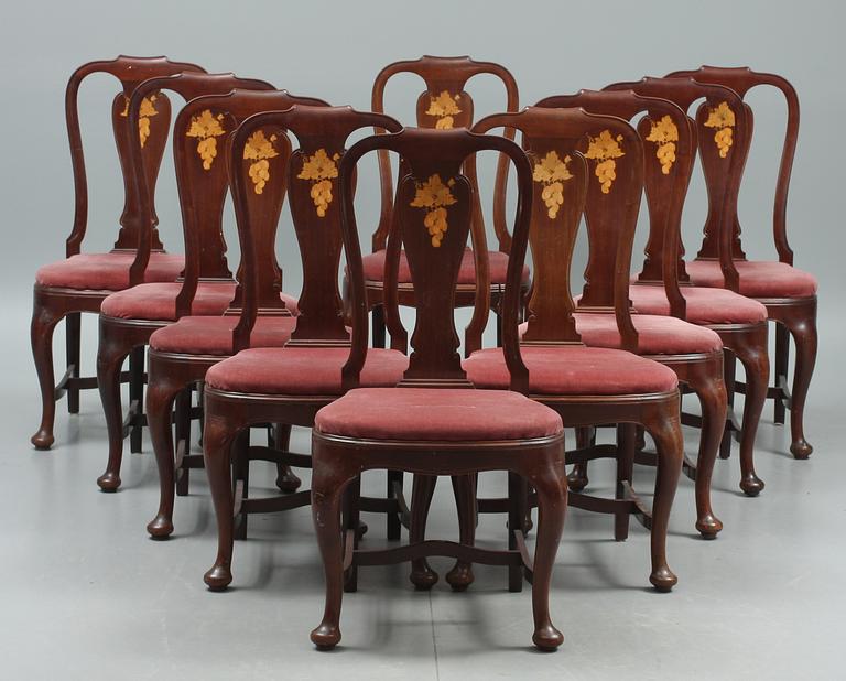 STOLAR, 10 st. Rokokostil. 1900-talets första hälft.