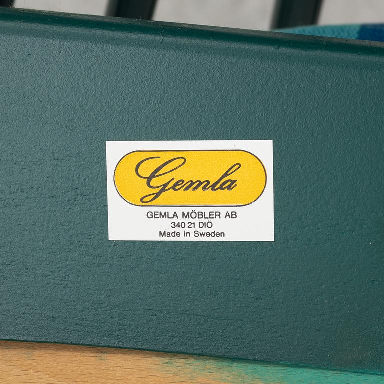 Sonna Rosén, karmstol, "solfjädern" Gemla, 1997.