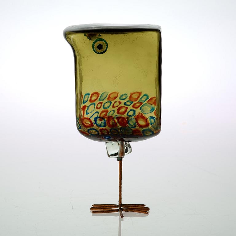 ALESSANDRO PIANON, fågel, "Pulcino", Vistosi, Italien 1960-tal, modell S191.
