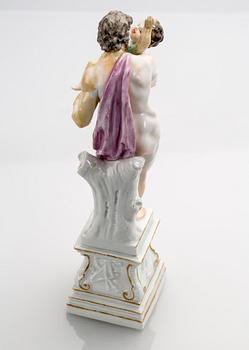 FIGURIN, porslin, Meissen, 1700-tal.