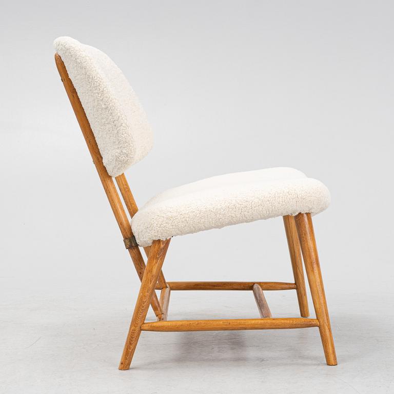 Alf Svensson, a "TeVe" lounge chair, Studio Ljungs Industrier AB, Malmö, Sweden, 1950's.