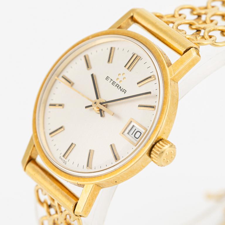 Eterna, wristwatch, 22 mm.