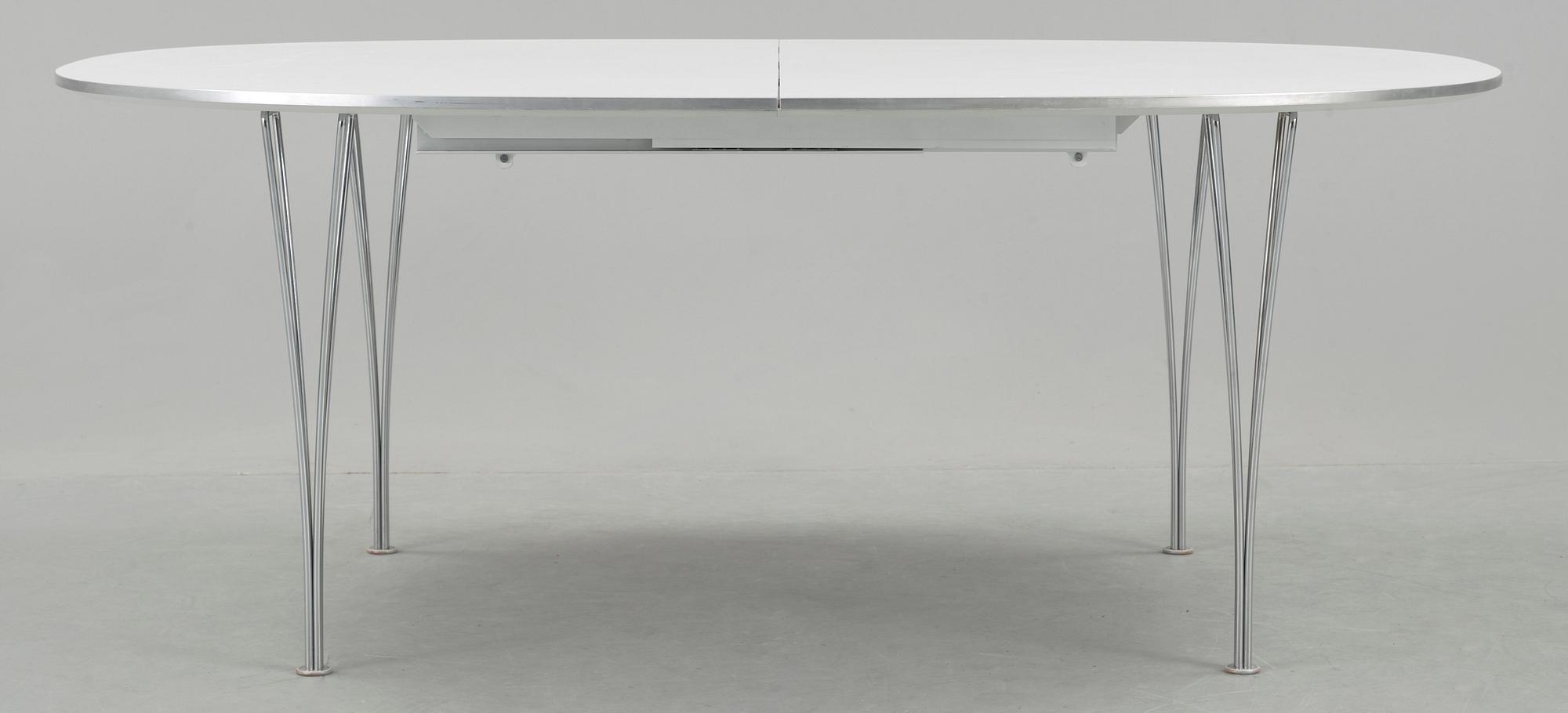 MATBORD, "Superellips" design av Piet Hein och Bruno Mathsson för Fritz Hansen, Danmark.