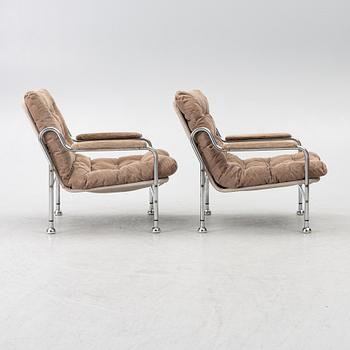 Jan-Eric Bengtsson, fåtöljer, ett par, "Häger", Ikea, 1970-tal.