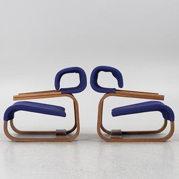 Jan Bocan, a pair of armchairs, Thonet, executed for the Czechoslovakian Embassy, Stockholm 1972.