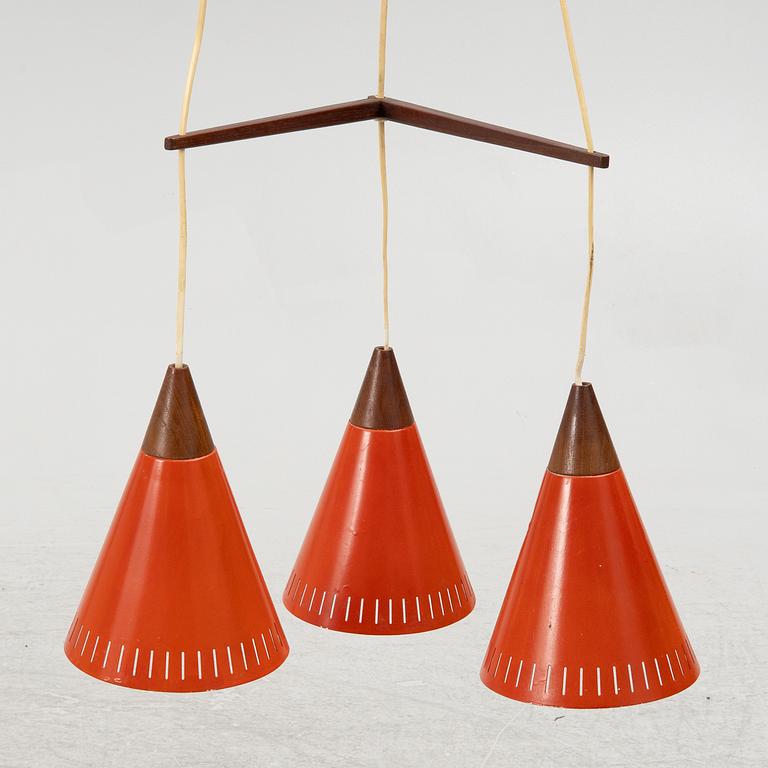 Ceiling lamp, mid-20th century.
